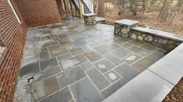 Blue Select Patio — Falls Church, VA · Blue Select Steps & Columns
