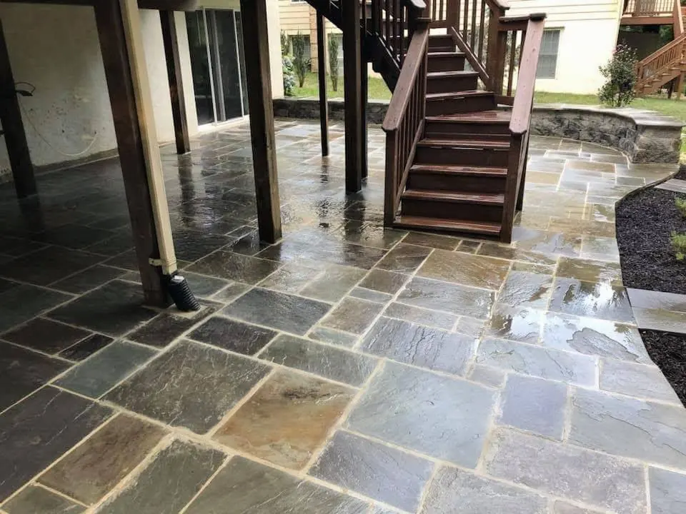 Flagstone Detail — Edgar Stone Masonry