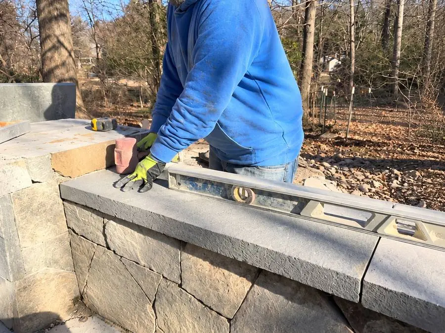 Leveling the cap by hand